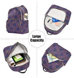 Purple Grapes Fashion Travel Backpack for Women Multi Pockets Lightweight Purse for Women-M Multicolor Small $15.75 Backpacks