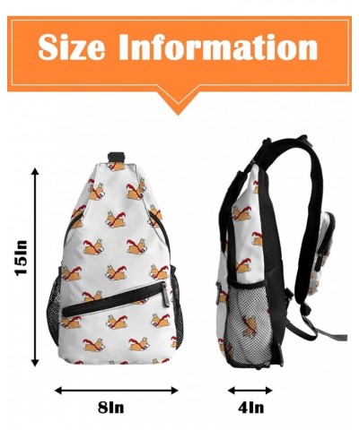 Sling Backpack, W Football Waterproof Lightweight Small Sling Bag, Travel Chest Bag Crossbody Shoulder Bag Hiking Daypack for...