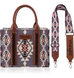 Wrangler Tote Bag for Women Aztec Top Handle Satchel Purse Boho Shoulder Handbags Angel Diamond Lavender 3pcs $31.67 Satchels