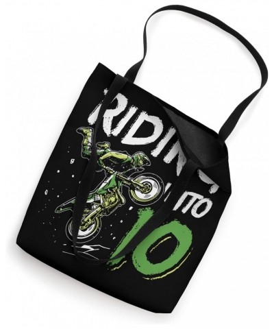 Funny Dirtbike Rider Design Motocross Biker Fans 10 Years Tote Bag $9.68 Totes