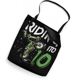 Funny Dirtbike Rider Design Motocross Biker Fans 10 Years Tote Bag $9.68 Totes