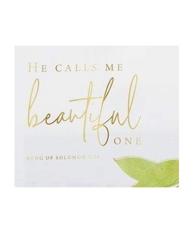 He Calls Me Beautiful One Inspirational Zipper Tote Bag For Women, Heavy Duty Canvas with Handles and Pastel Artwork, Song of...