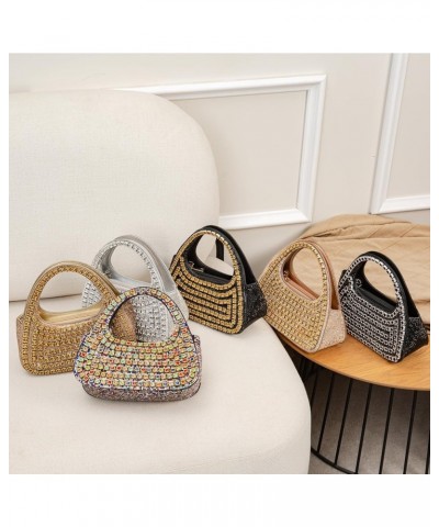 Bling Bling Rhinestone Crystals Evening Clutch Handbags for Women Sparkling Wedding Prom Party Club Purses No.2 Colourful $19...