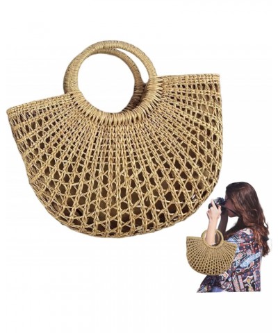 Crossbody Bags Straw Handbags for Women Straw Beach Bag Small Woven Tote Bag Summer Beach Bag for Women Beach Accessories 21x...