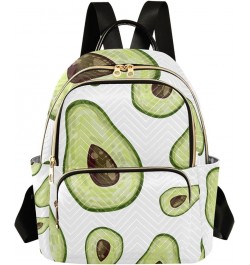 Women Backpack Avocado Fresh Green Anti-Theft Travel Backpack with Luggage Belt Lightweight Handbag Lady Purse Roomy Double Z...