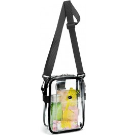 Small Clear Plastic Bag Stadium Approved, Cute Small Clear Purses for Women Stadium Concert, Festivals Black $8.54 Crossbody ...