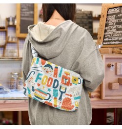 Kitchen Equipments Shoulder Tote Bags for Women Furry Crossbody bag Hobo Handbag Purses for Shopping Traveling Working $10.08...