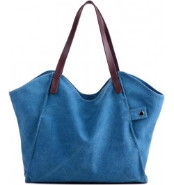 Canvas Thickened Large Capacity Simple Bag Shopping Bag Shoulder Bag 02 $25.08 Shoulder Bags