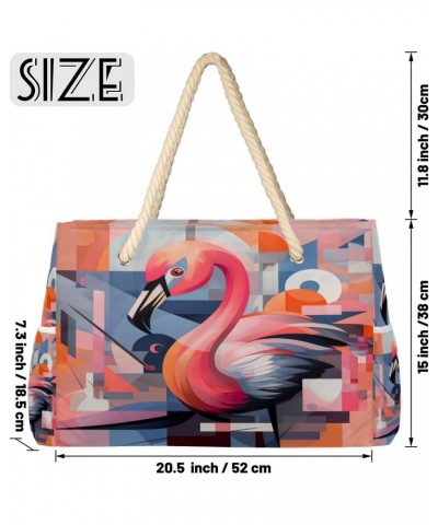 Pink Colored Swan Beach Bags for Women Large Tote Bag with Zipper and Pockets Waterproof Sandproof Accessories Swim Pool Bag ...