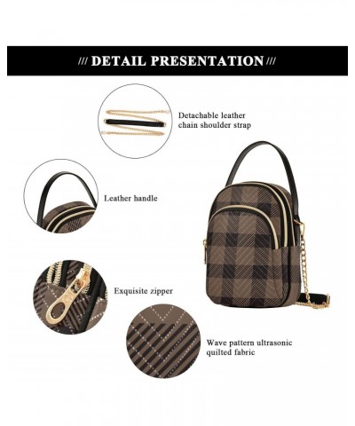 Halloween Tartan Plaid Crossbody Bags for Women Fanny Packs Small Sling Cross Body Bag Phone Purse with Strap $11.96 Crossbod...