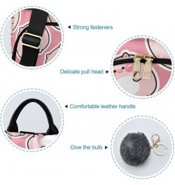 Backpack Purse for Women Fashion Travel Anti-theft Cute Fat Pig on Pink Daypack Casual Shoulder Bag Medium Size $17.95 Backpacks