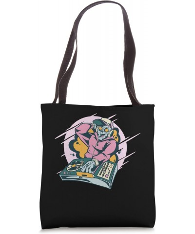 Zombie DJ Disc Jockey Music Tote Bag $9.20 Totes