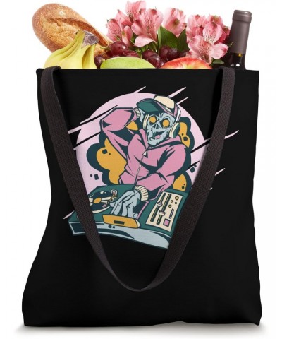 Zombie DJ Disc Jockey Music Tote Bag $9.20 Totes