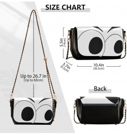 Crossbody Bags for Women Trendy Women's Black Shoulder Bag Small PU Leather Flap Cross Body Bag Handbags Pattern15 $24.59 Cro...