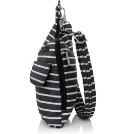 Anti-Theft Classic Cross-Body Bag, Blossom Floral Black W/White Stripe - Exclusive Color $29.80 Crossbody Bags