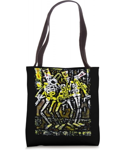 Voodoo Jazz Skulls Music Band ,Funny Skeltons Tote Bag $10.80 Totes