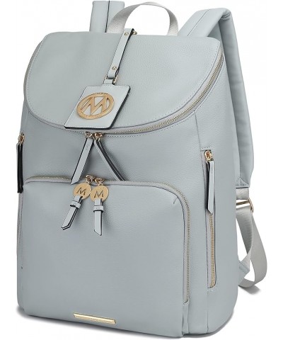 Backpack Purse for Women Vegan Leather Top-Handle Ladies Fashion Travel Pocketbook Bag – Daypack Angela Blue $33.00 Backpacks