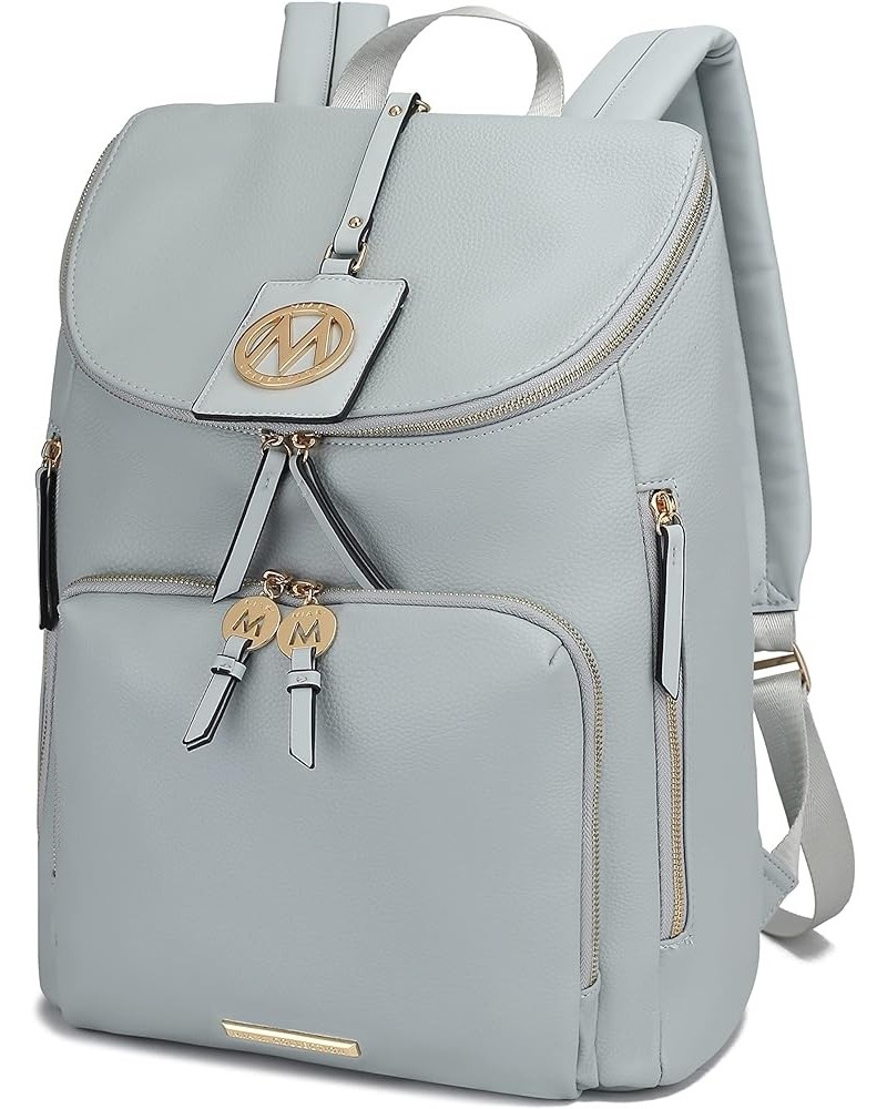 Backpack Purse for Women Vegan Leather Top-Handle Ladies Fashion Travel Pocketbook Bag – Daypack Angela Blue $33.00 Backpacks