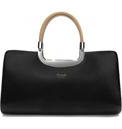 Women's soft leather handbag, top-grade satchel, wallet and handbag $130.34 Satchels