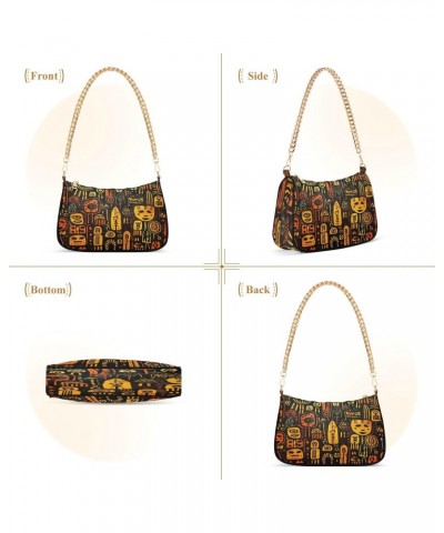 Shoulder Bags for Women Egyptian Indian02 Hobo Tote Handbag Small Clutch Purse with Zipper Closure $13.64 Shoulder Bags