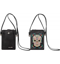 Crossbody Phone Purse for Women Western Designer Handbag with Strap Ag-black-muti $15.39 Crossbody Bags