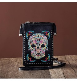 Crossbody Phone Purse for Women Western Designer Handbag with Strap Ag-black-muti $15.39 Crossbody Bags