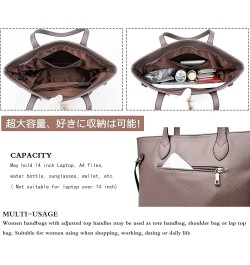 FSDWG Women Fashion Handbags Wallet Tote Bag Shoulder Bag Top Handle Satchel Purse Brown $29.21 Totes