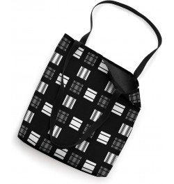 Chequered Checkered Checked Pattern Black White Grey - Decor Tote Bag $11.98 Totes