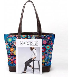 The Tote Bag For Women,Tote Bag With Zipper,Canvas Tote Bag,Abstract Colorful Printing Tree Handbags $20.98 Totes