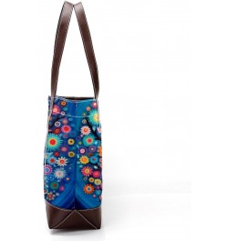 The Tote Bag For Women,Tote Bag With Zipper,Canvas Tote Bag,Abstract Colorful Printing Tree Handbags $20.98 Totes