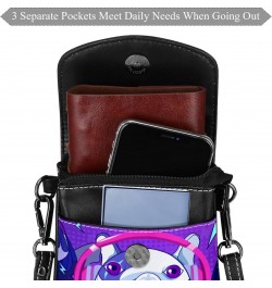 Small Crossbody Bag Colorful Dog Cell Phone Purse Wallet $11.08 Crossbody Bags