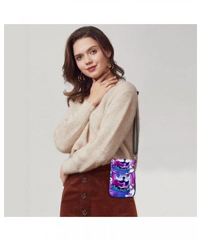 Small Crossbody Bag Colorful Dog Cell Phone Purse Wallet $11.08 Crossbody Bags