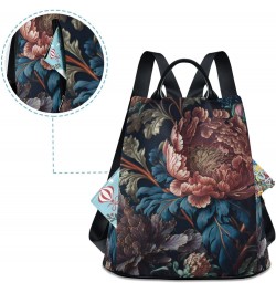 Vivid Flowers Backpack for Women, Fashion Anti Theft Casual Daypack Shoulder Bag Purse for Travel Work 15 inches $24.59 Backp...