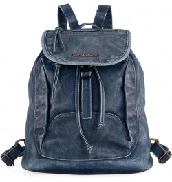 Backpack Purse for Women Trendy Satchel Backpack Washed Leather Drawstring Daypack for Casual Travel Z Jean $20.70 Backpacks