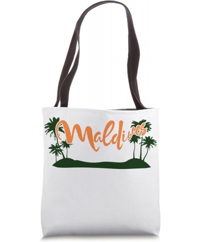 Maldives Travel Island Holiday Beach Souvenir Gift Vacation Tote Bag $11.06 Totes