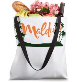 Maldives Travel Island Holiday Beach Souvenir Gift Vacation Tote Bag $11.06 Totes