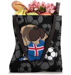 Pug Dog Iceland Soccer Fans Jersey Icelandic Football Lovers Tote Bag $13.20 Totes