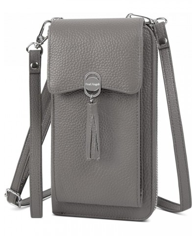 Genuine Leather Crossbody Cellphone Bag for Women RFID Blocking Small Phone Wallet Purse with Shoulder Strap Newgrey $23.19 C...