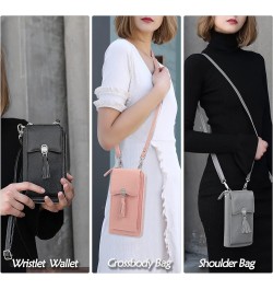 Genuine Leather Crossbody Cellphone Bag for Women RFID Blocking Small Phone Wallet Purse with Shoulder Strap Newgrey $23.19 C...