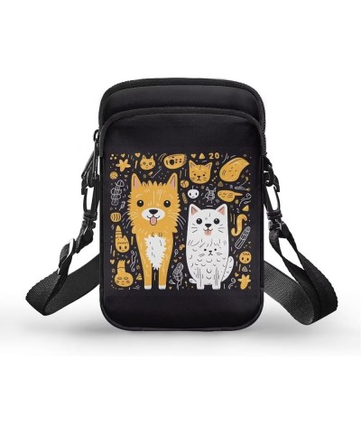 Toddler Crossbody Bag Kids Messenger Bag Over Shoulder Purse Cat Yellow $12.97 Shoulder Bags