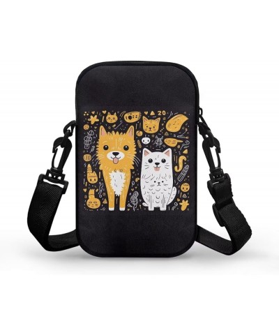 Toddler Crossbody Bag Kids Messenger Bag Over Shoulder Purse Cat Yellow $12.97 Shoulder Bags