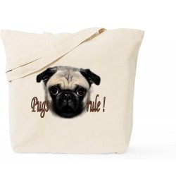 PUG Tote Bag Natural Canvas Tote Bag, Cloth Shopping Bag $8.79 Travel Gear