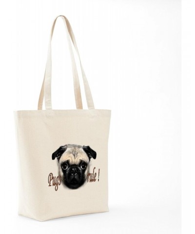 PUG Tote Bag Natural Canvas Tote Bag, Cloth Shopping Bag $8.79 Travel Gear