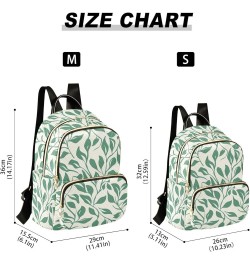 Leaf Fashion Backpack Purse Ladies Fashion Rucksack Travel Shoulder Bag Casual Daily Backpack Work College Bag Small $13.20 B...