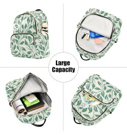 Leaf Fashion Backpack Purse Ladies Fashion Rucksack Travel Shoulder Bag Casual Daily Backpack Work College Bag Small $13.20 B...