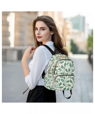 Leaf Fashion Backpack Purse Ladies Fashion Rucksack Travel Shoulder Bag Casual Daily Backpack Work College Bag Small $13.20 B...