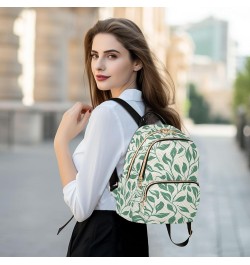 Leaf Fashion Backpack Purse Ladies Fashion Rucksack Travel Shoulder Bag Casual Daily Backpack Work College Bag Small $13.20 B...