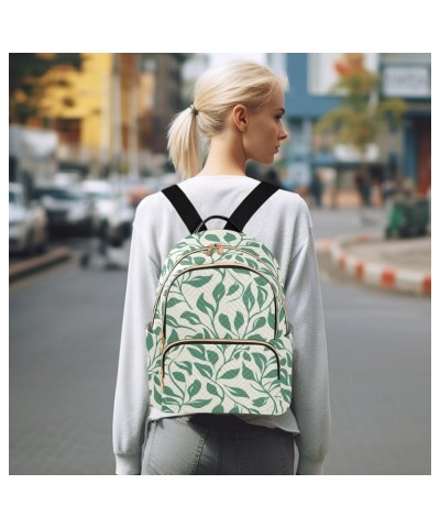 Leaf Fashion Backpack Purse Ladies Fashion Rucksack Travel Shoulder Bag Casual Daily Backpack Work College Bag Small $13.20 B...