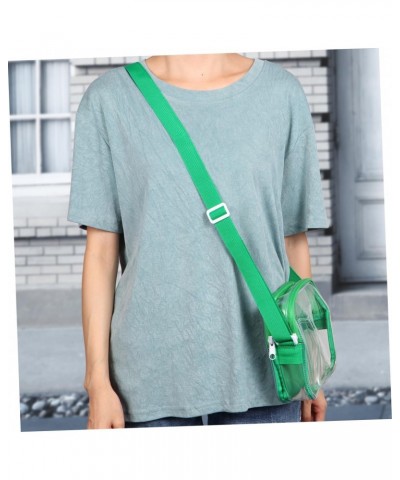 2 pcs shoulder bag diagonal cell phone bag clear crossbody clear clutch purses for women clear messenger bag crossbody backpa...