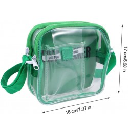 2 pcs shoulder bag diagonal cell phone bag clear crossbody clear clutch purses for women clear messenger bag crossbody backpa...